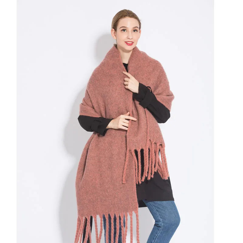 Cashmere Bright Solid Women Scarf