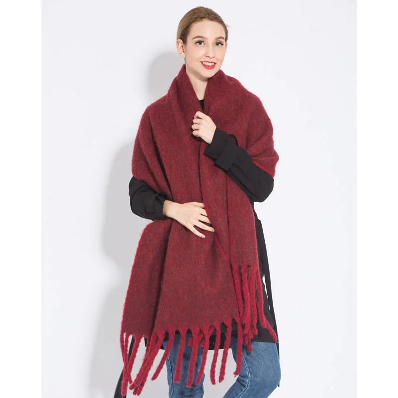 Cashmere Bright Solid Women Scarf