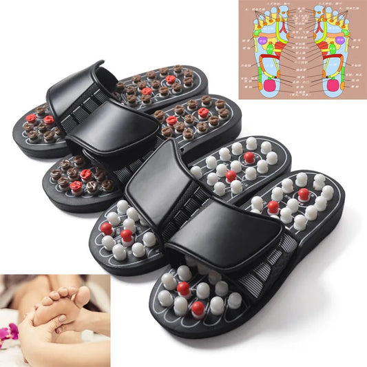 Feet Massage Slippers Foot Reflexology Acupuncture Therapy Massage