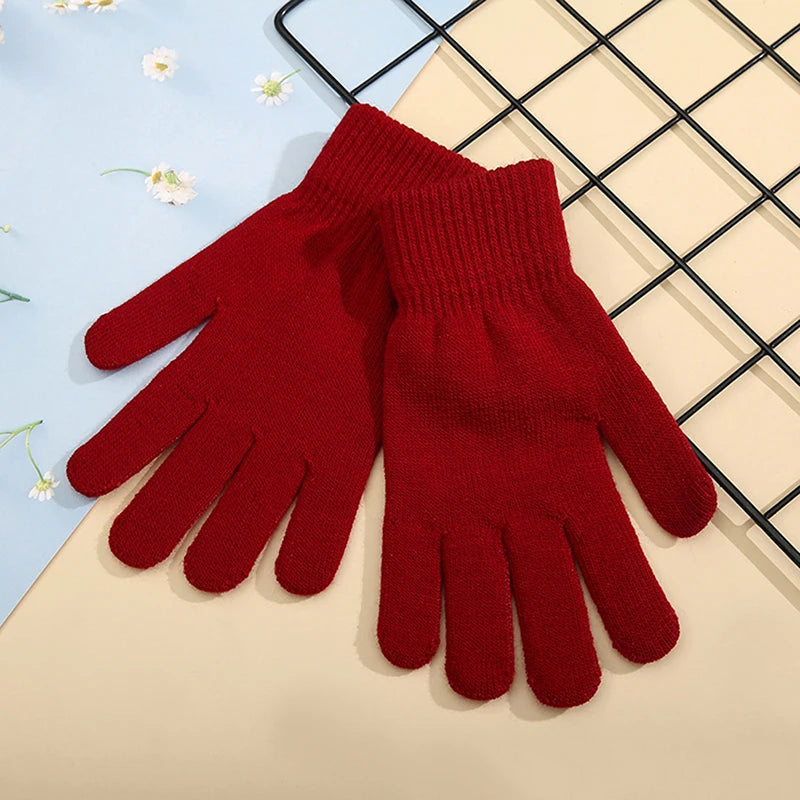 Winter Knitted Gloves Cold-proof Warm