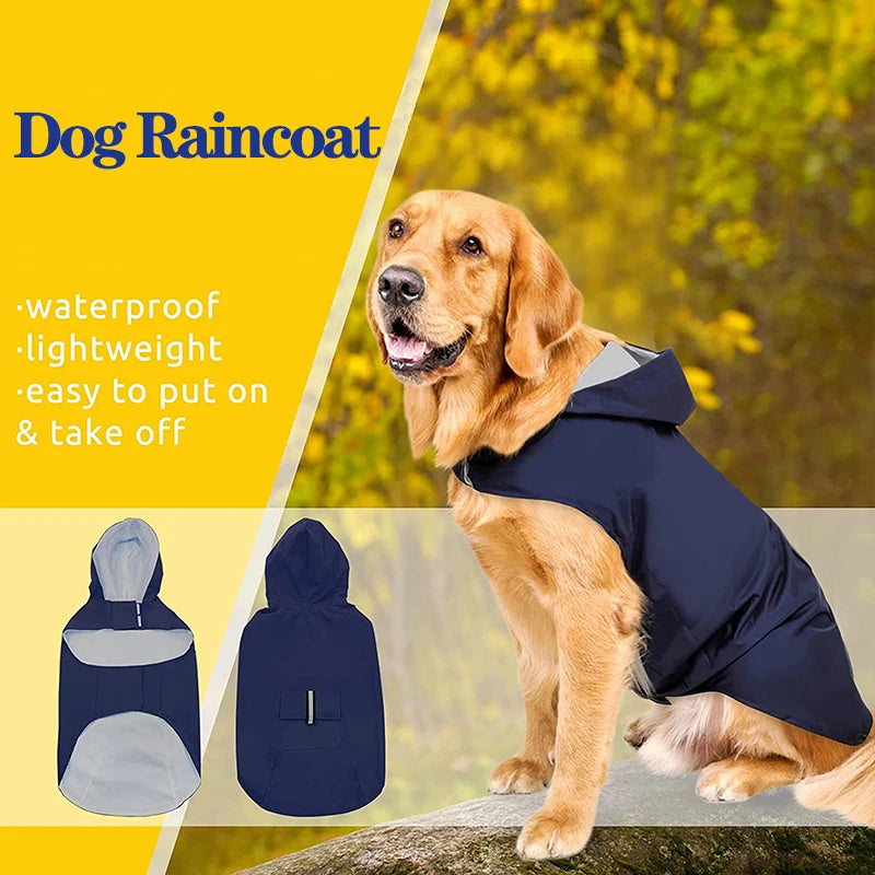 Dog Raincoat Small Large Dogs Waterproof Pet