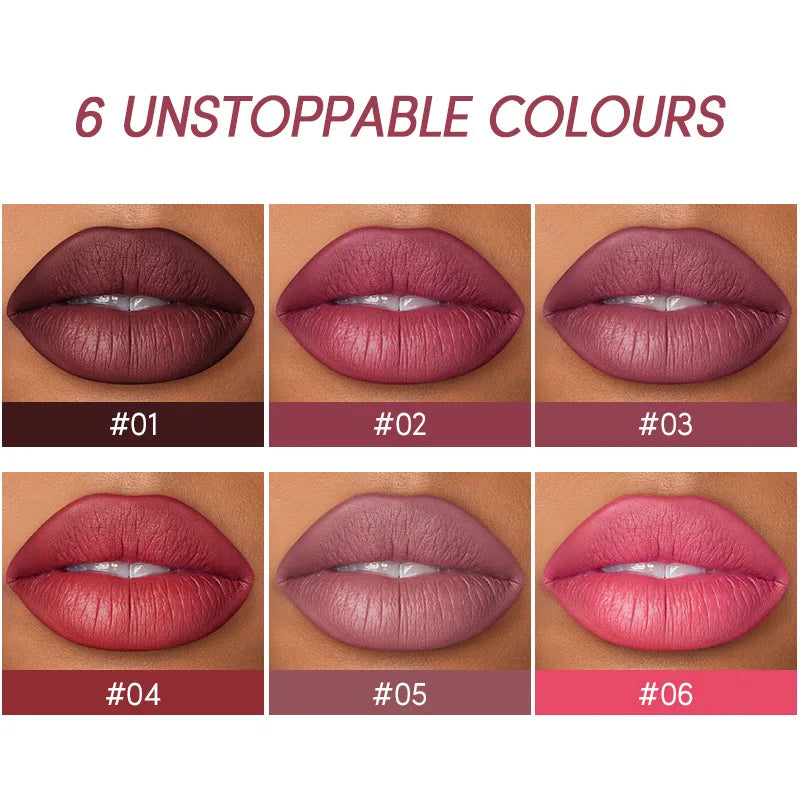 Lip Liner + LIPSTICK Set Easy Coloring Matte Lipstick Long lasting nude red lipstick