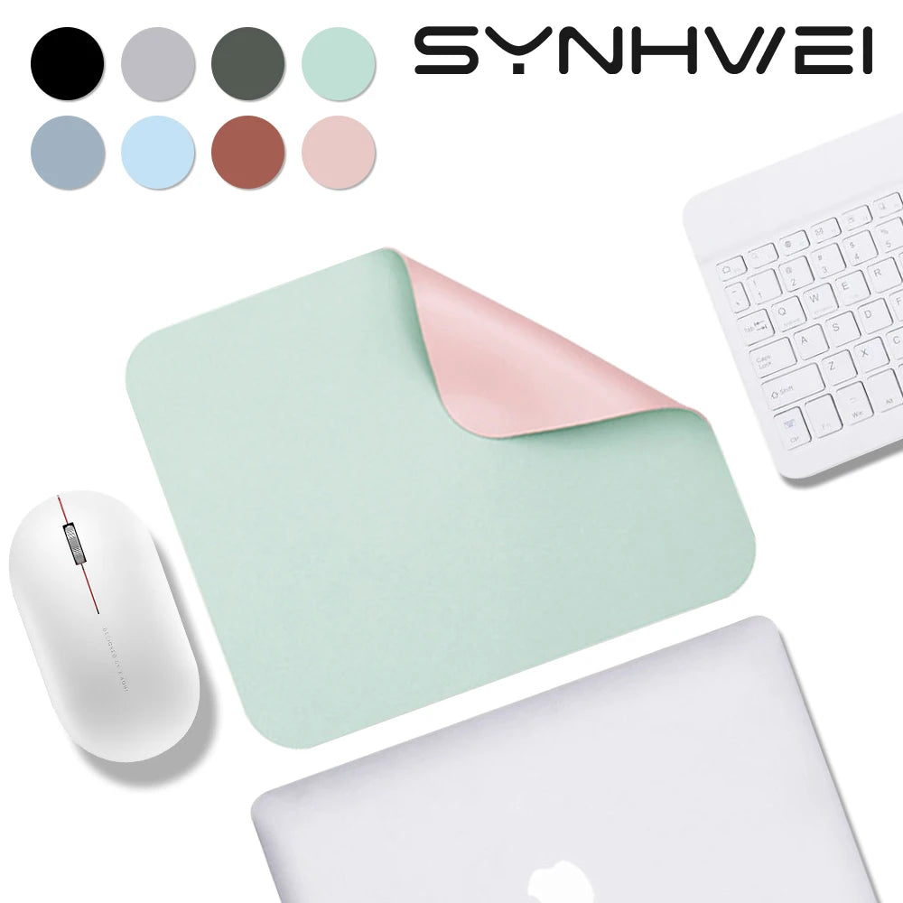 Small Size Office Mouse Pad Colorful Double-side Waterproof Desktop Protector