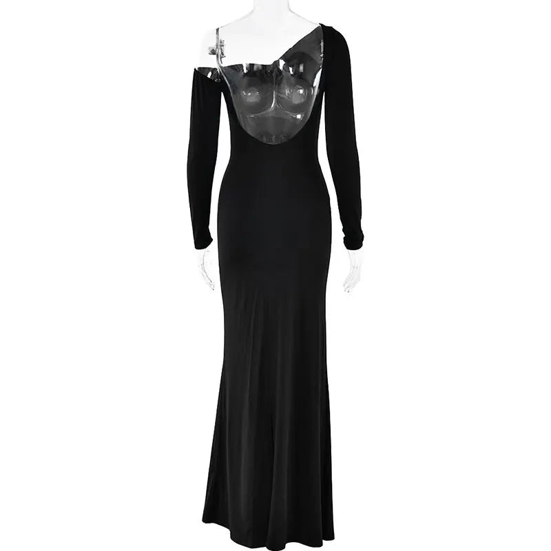 New Long Sleeve Sexy Maxi Dress Long Dress