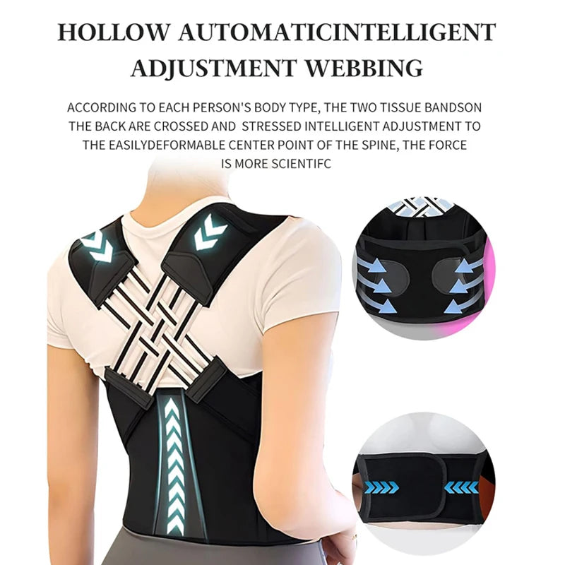 Back Posture Corrector Brace for Women breathable Back Posture