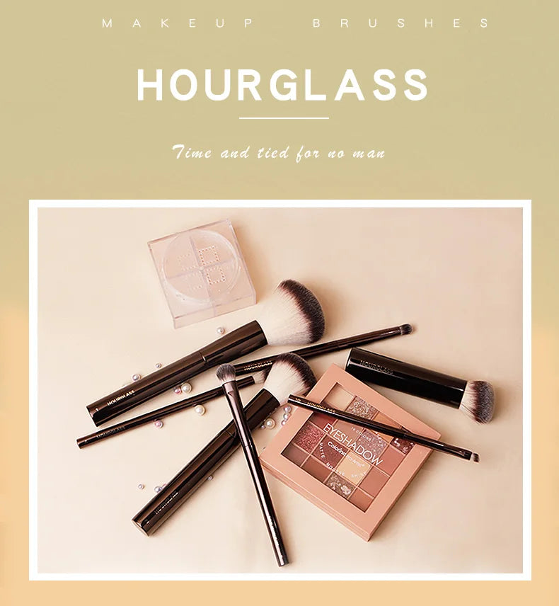 Hourglass Makeup Brushes Powder Foundation Concealer Blusher Bronzer