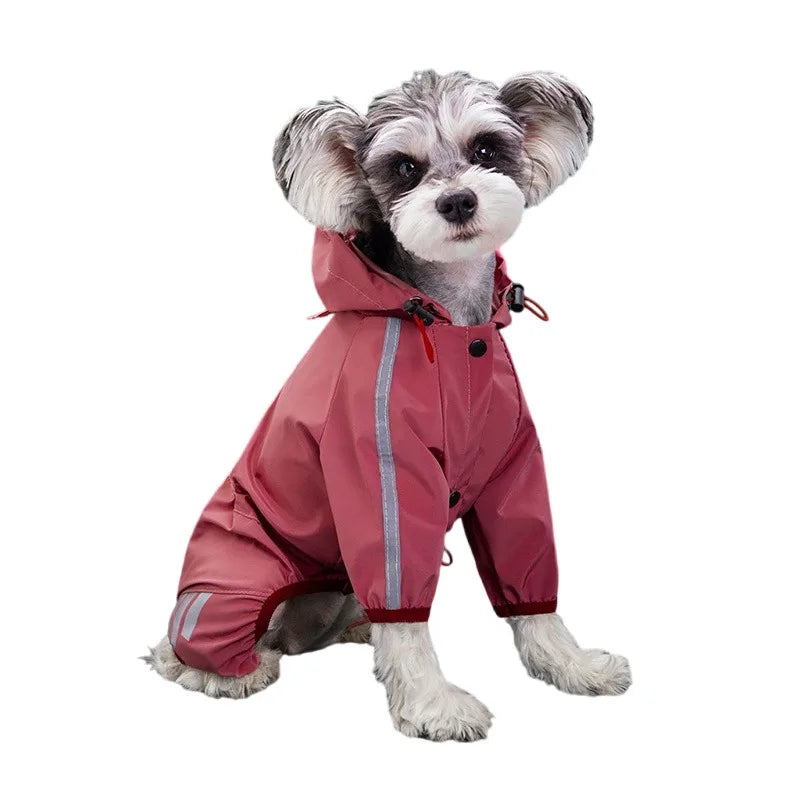 Dog Raincoat Reflective Waterproof Pet