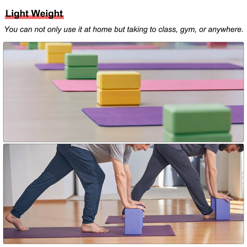 Cubes Pilates Bricks Sports Yoga Supplies Exercise Fitness Reinforcement Mats