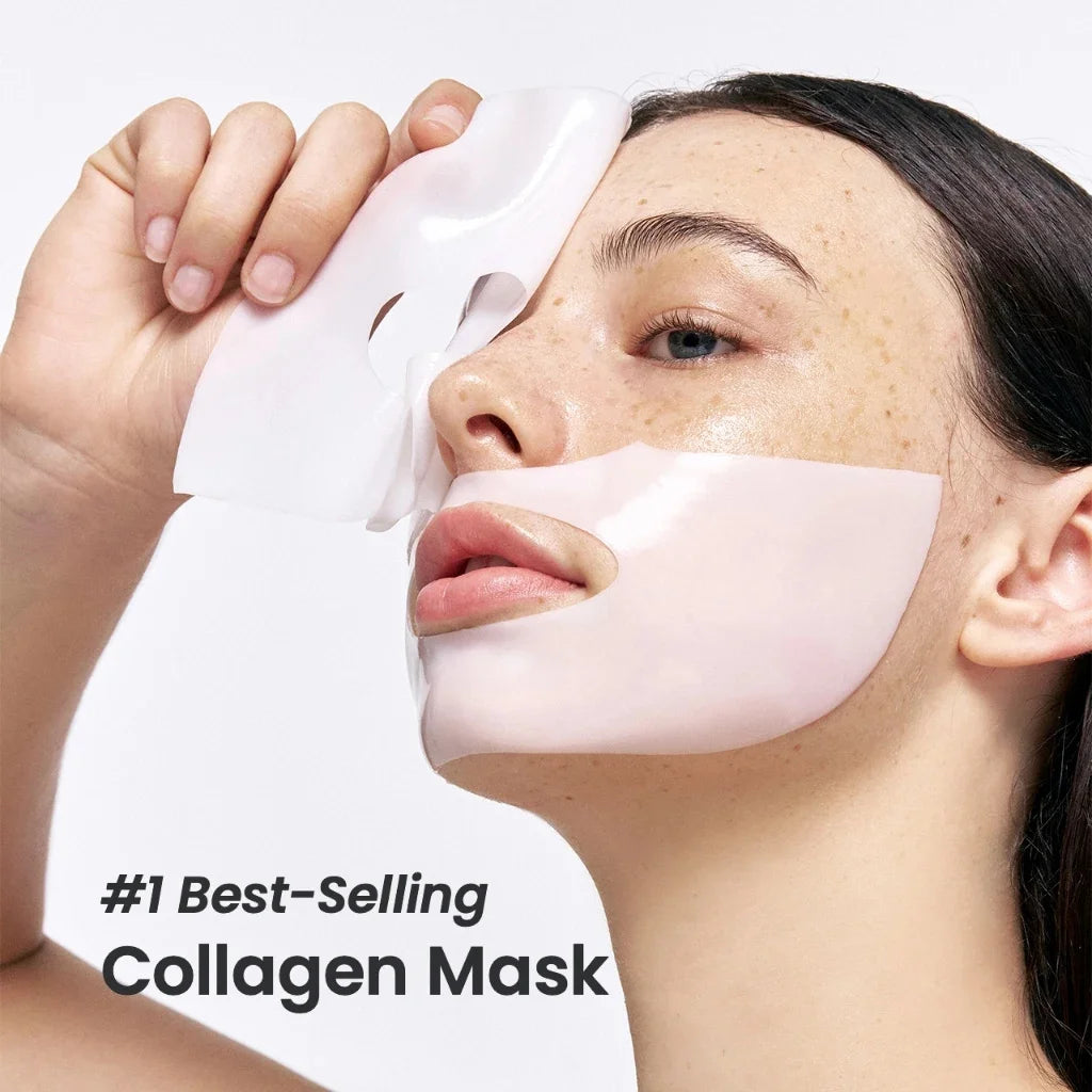 Bio Collagen Face Mask Shrink Pores Deep Hydrating Overnight Mask Moisturizing Refreshing Brightening Face Skin Care