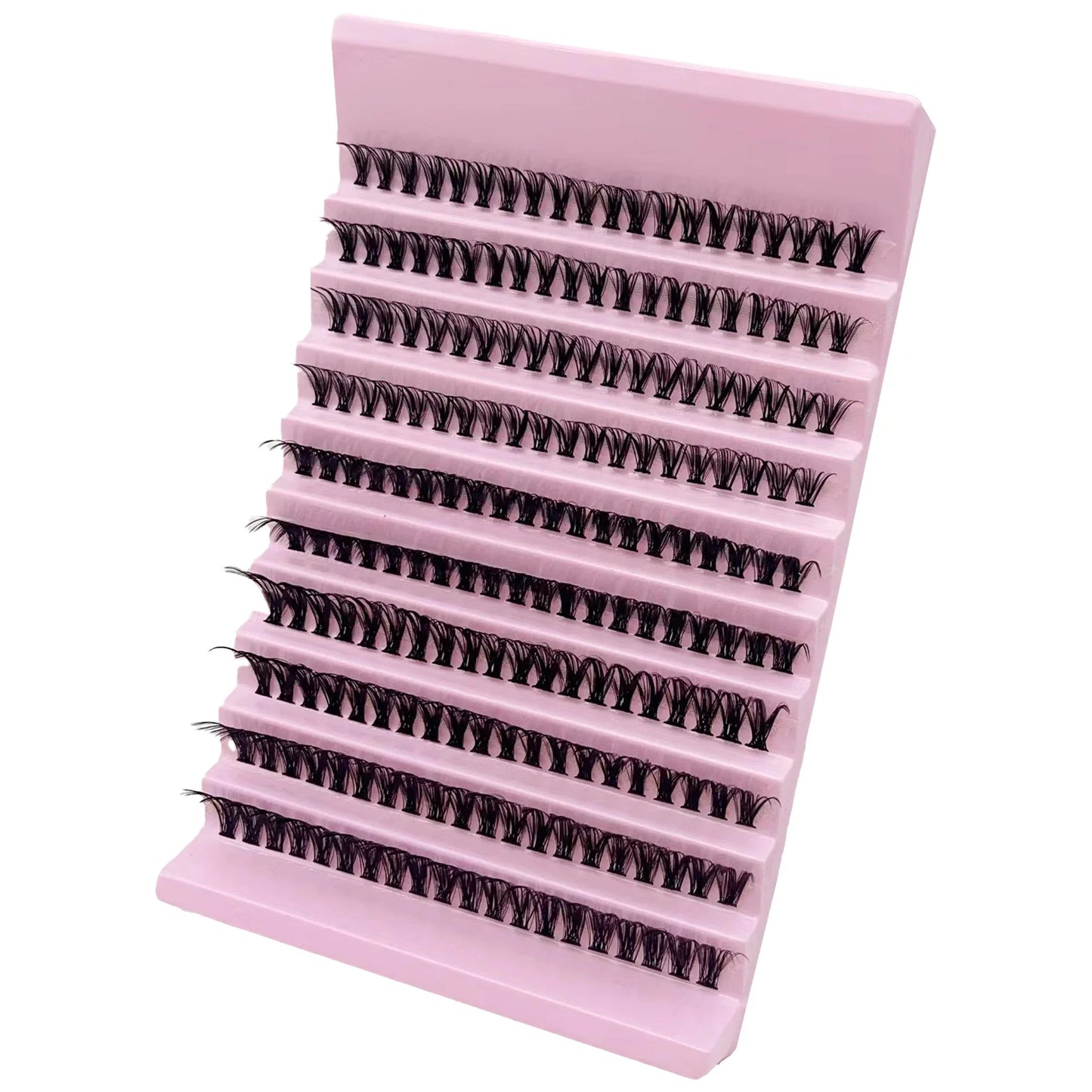 Lashes 8-16mm 200pcs Cluster Lashes Natural Look Mixed Tray DIY Eyelash Extension Volume Lash