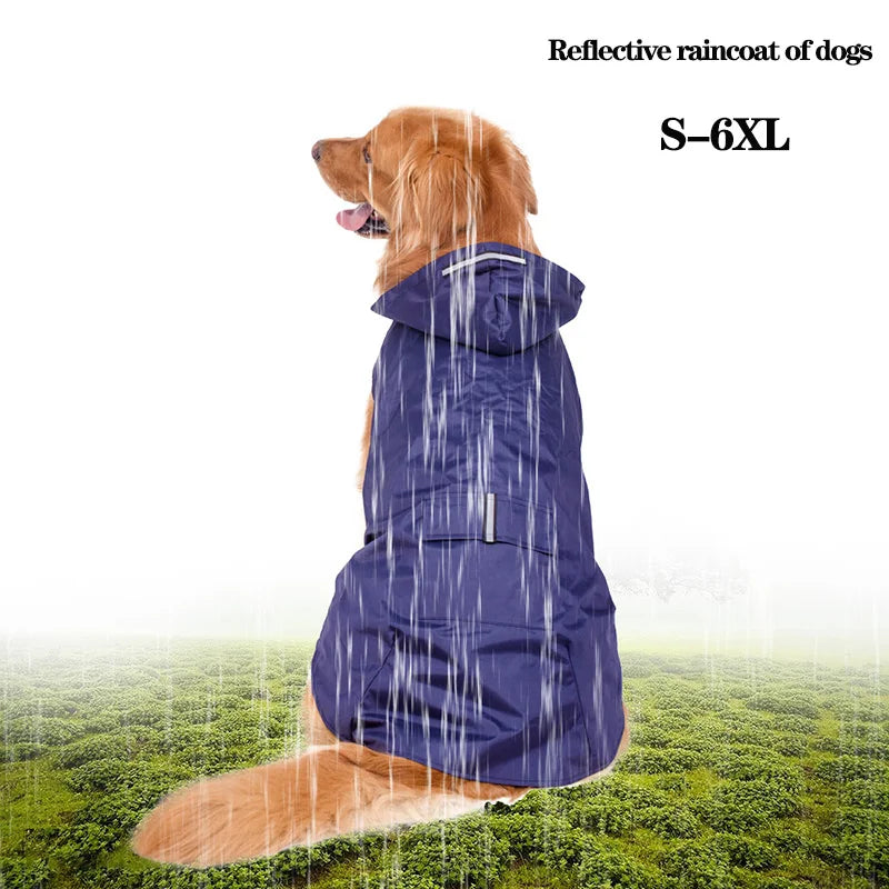 Dog Raincoat Small Large Dogs Waterproof Pet