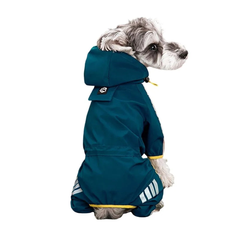 Dog Raincoat Reflective Waterproof Pet