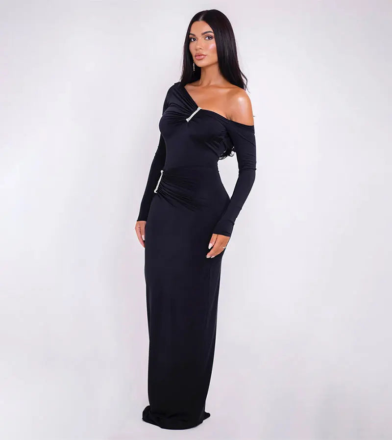 New Long Sleeve Sexy Maxi Dress Long Dress