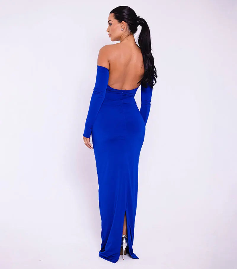 New Long Sleeve Sexy Maxi Dress Long Dress