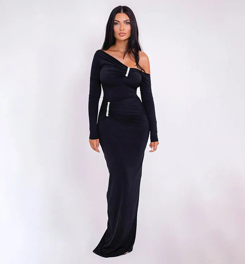 New Long Sleeve Sexy Maxi Dress Long Dress