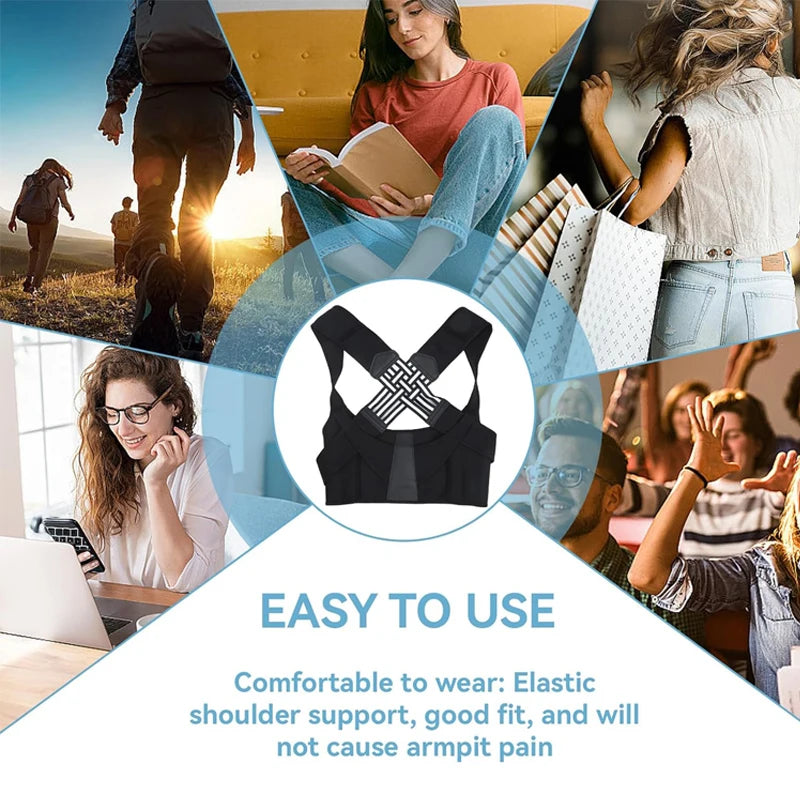 Back Posture Corrector Brace for Women breathable Back Posture