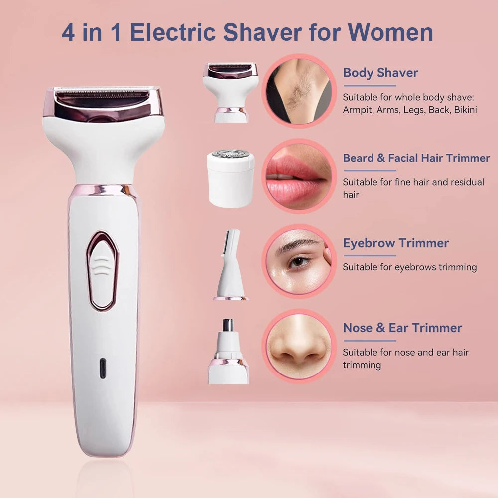 Electric Razor for Women Body Leg Bikini Hair