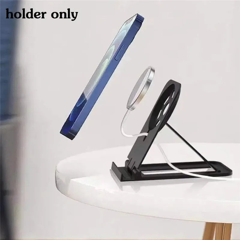 Wireless Charger Holder for iPhone15 11 14 Pro Max Portable Desk Mobile Phone Stand