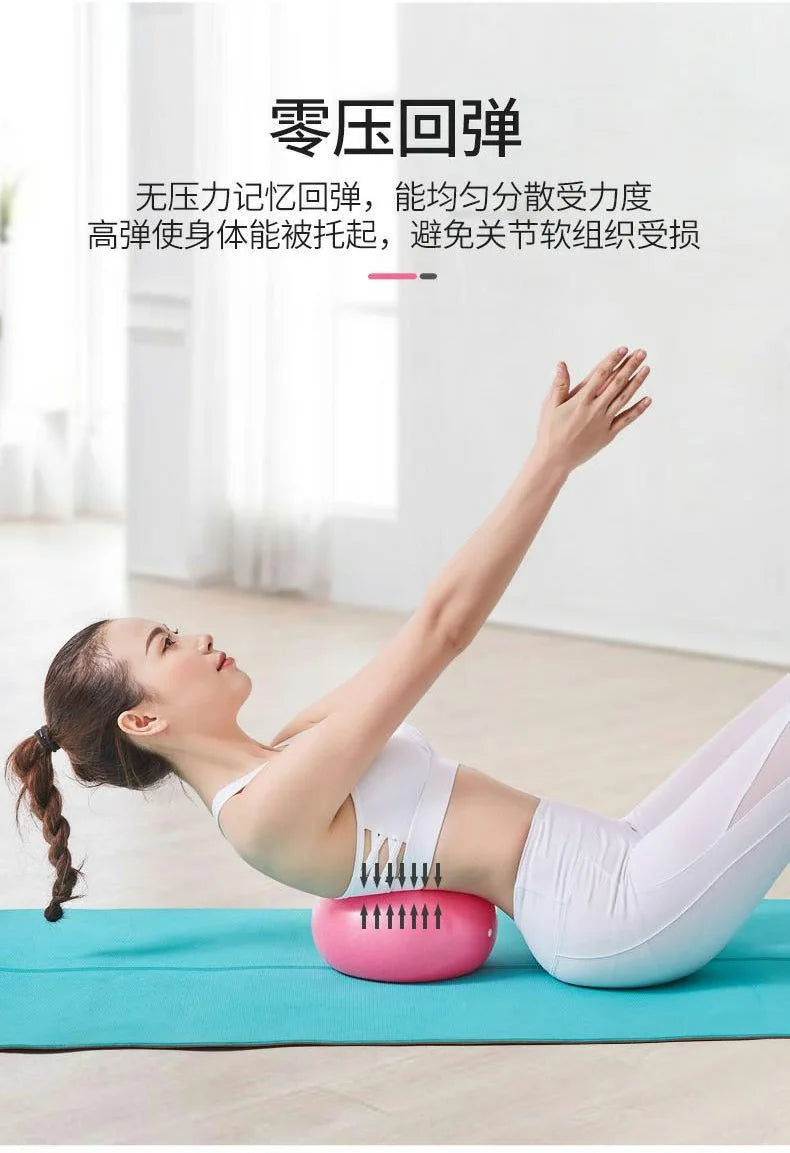 Women Gym Yoga Fitness Ball Thickening Type Anti-explosion Diameter 25 cm Pilates work