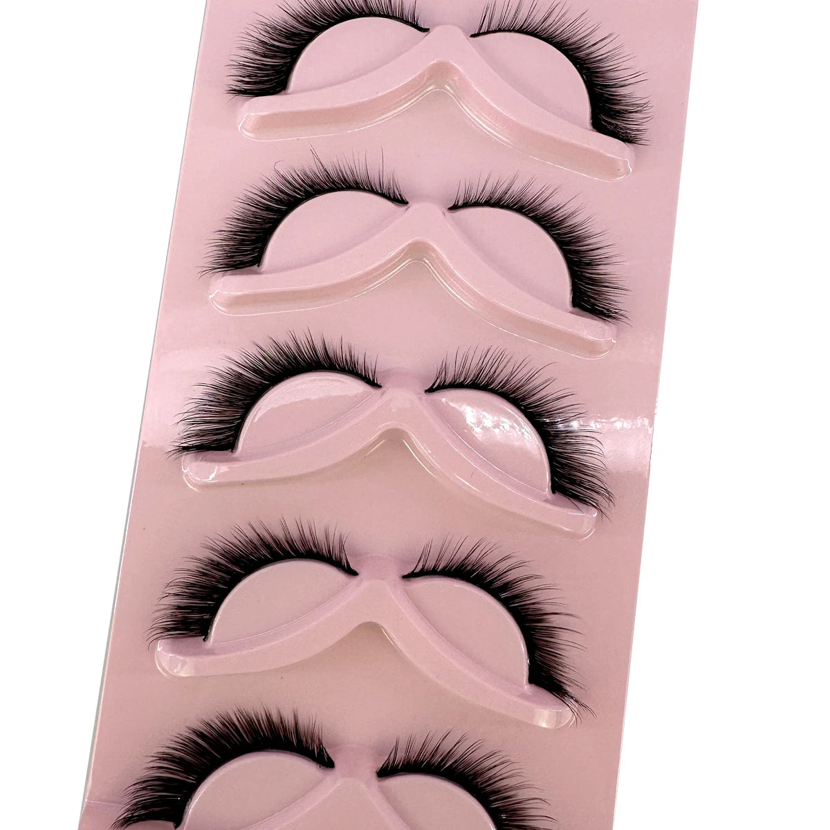 New Cat Eye Lashes Mink Eyelashes 3D Curl Winged Natural