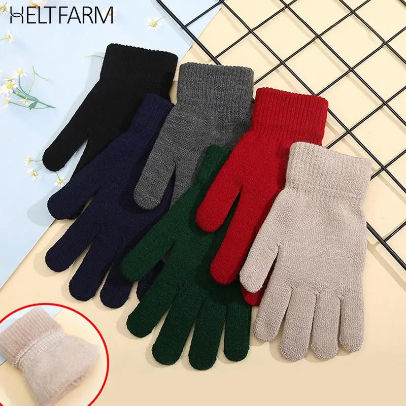 Winter Knitted Gloves Cold-proof Warm