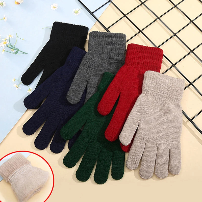 Winter Knitted Gloves Cold-proof Warm