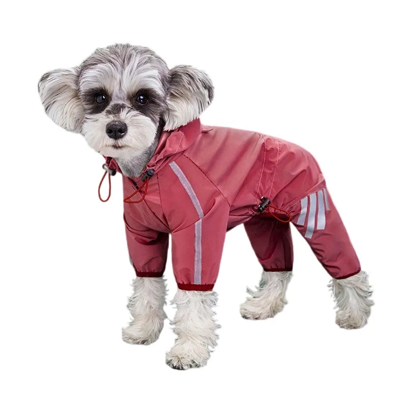 Dog Raincoat Reflective Waterproof Pet