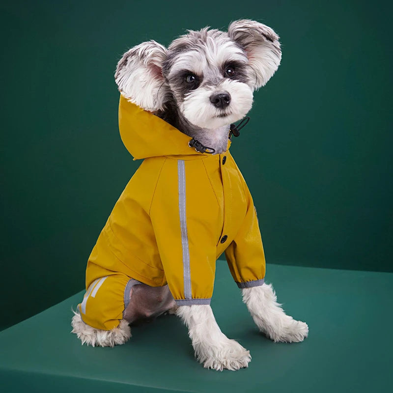 Dog Raincoat Reflective Waterproof Pet