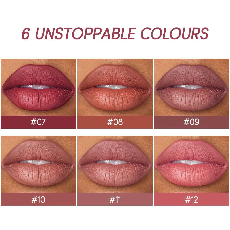 Lip Liner + LIPSTICK Set Easy Coloring Matte Lipstick Long lasting nude red lipstick