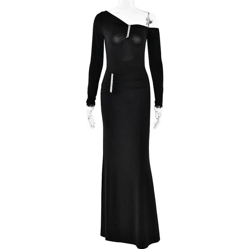 New Long Sleeve Sexy Maxi Dress Long Dress