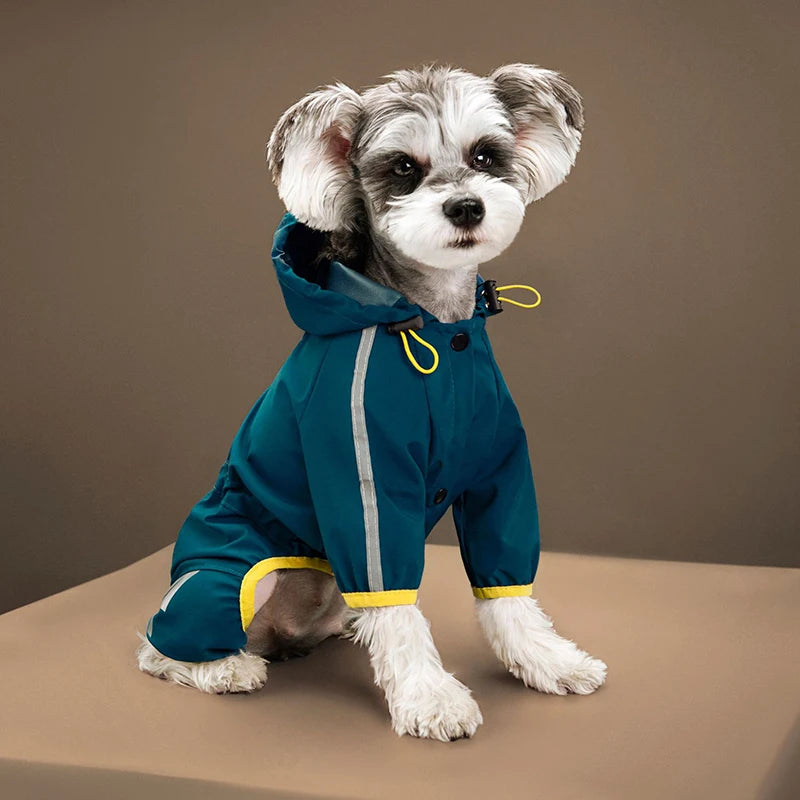 Dog Raincoat Reflective Waterproof Pet