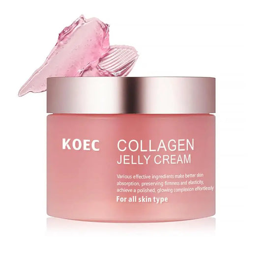 100g Jelly Face Cream Collagen Soft Moist Collagen Jelly Cream Essence Shrinks Pores  Nourishes Moisturizes Moisturize