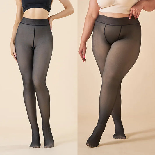 Plus Size Warm Winter Tights Leggings Thermal