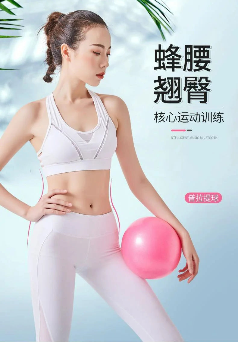 Women Gym Yoga Fitness Ball Thickening Type Anti-explosion Diameter 25 cm Pilates work